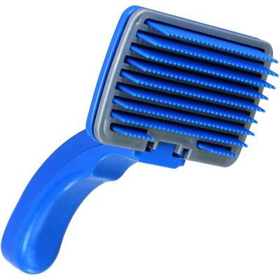 Pet Grooming Supplies Wholesale Cleaning Pet Cat Dog Push Hair Brush Self Cleaning Dog Grooming Brush